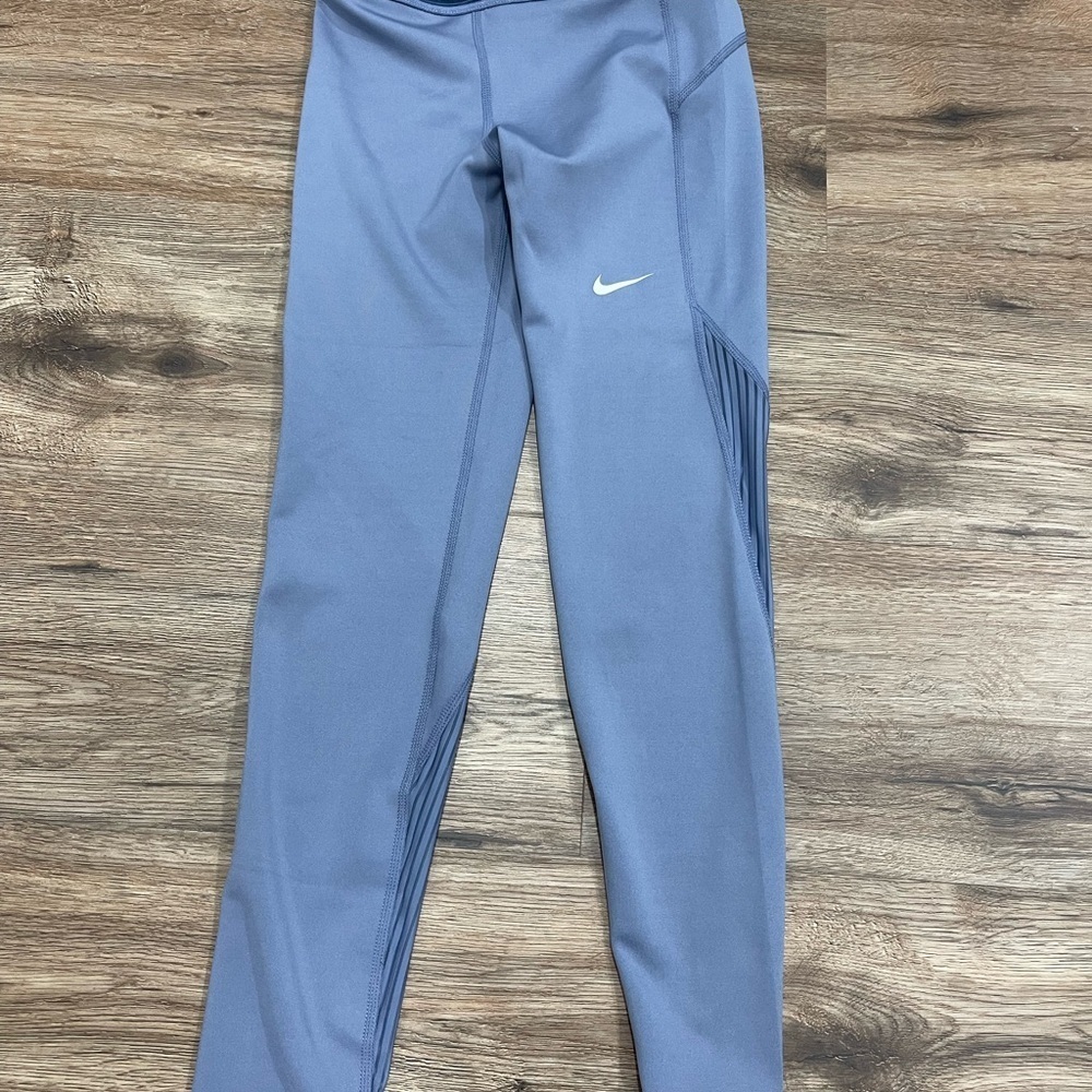 Nike Kids Light Blue Nike Pro Leggings size small